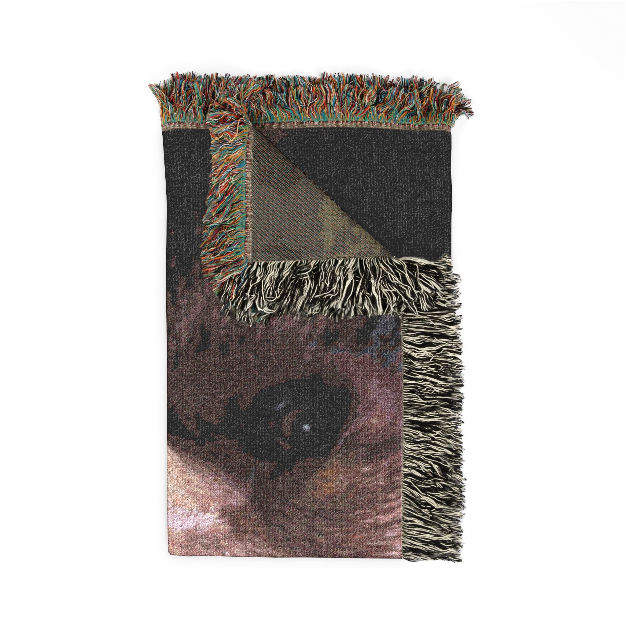 Bear Portrait Woven Blanket
