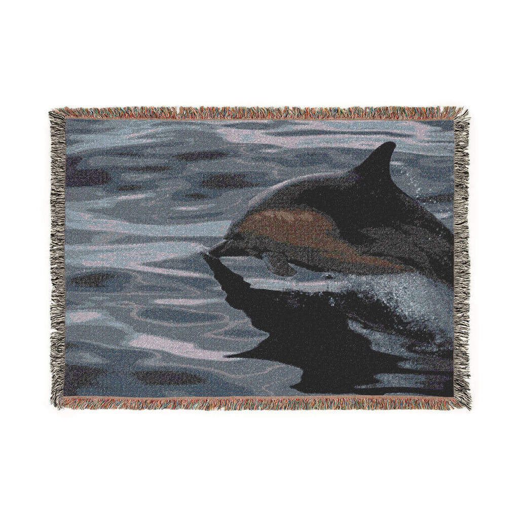 Dolphin Woven Blanket