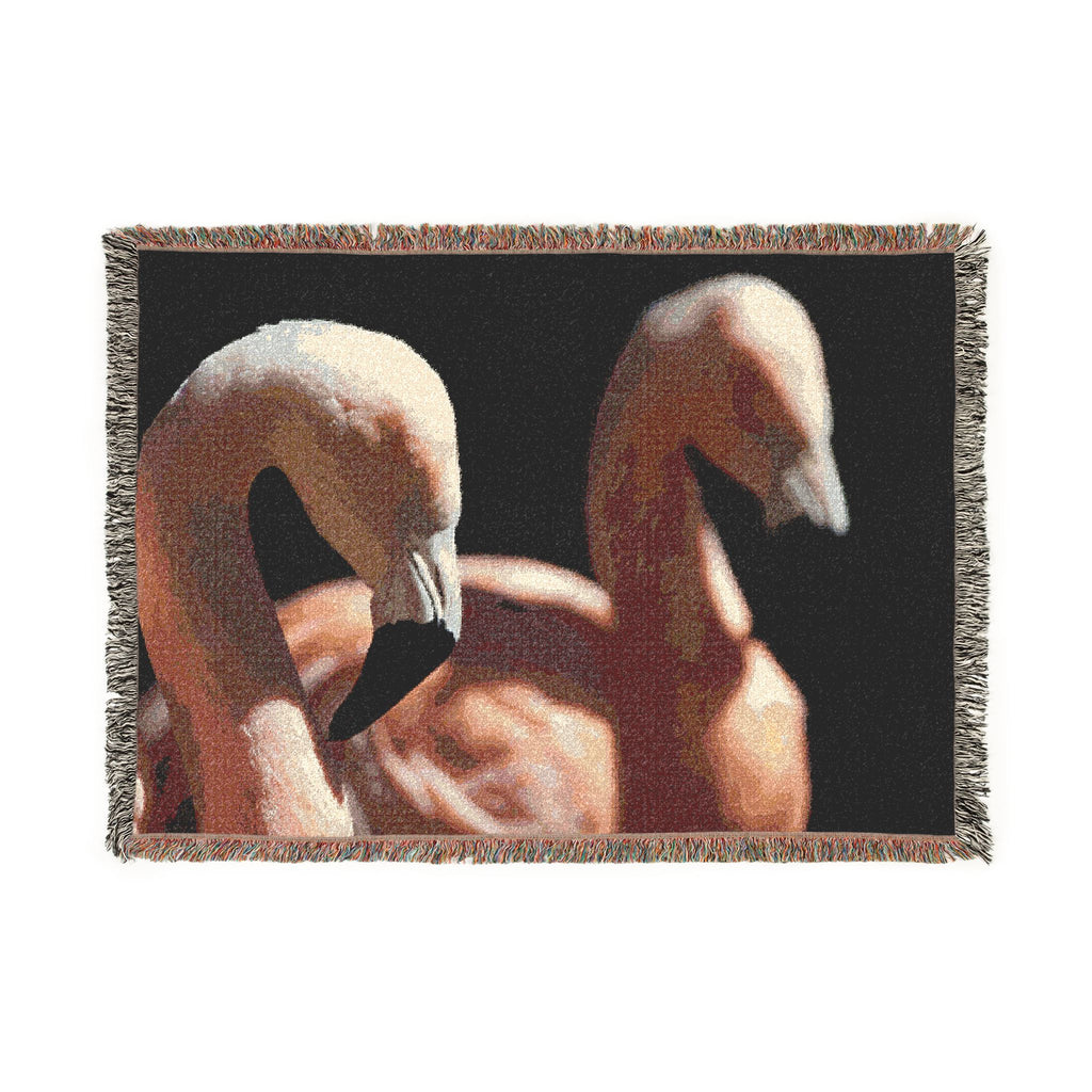 Flamingo Woven Blanket