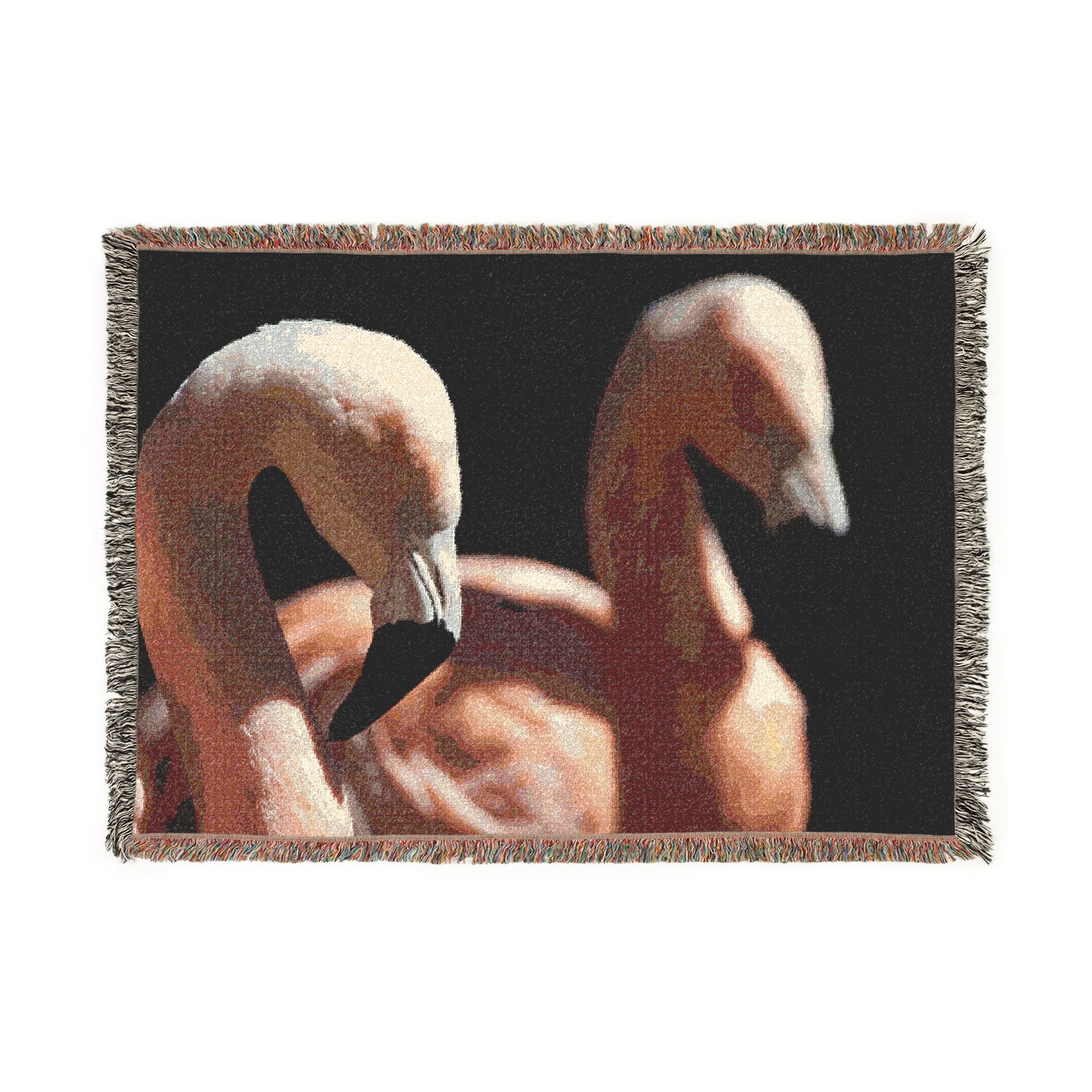 Flamingo Woven Blanket