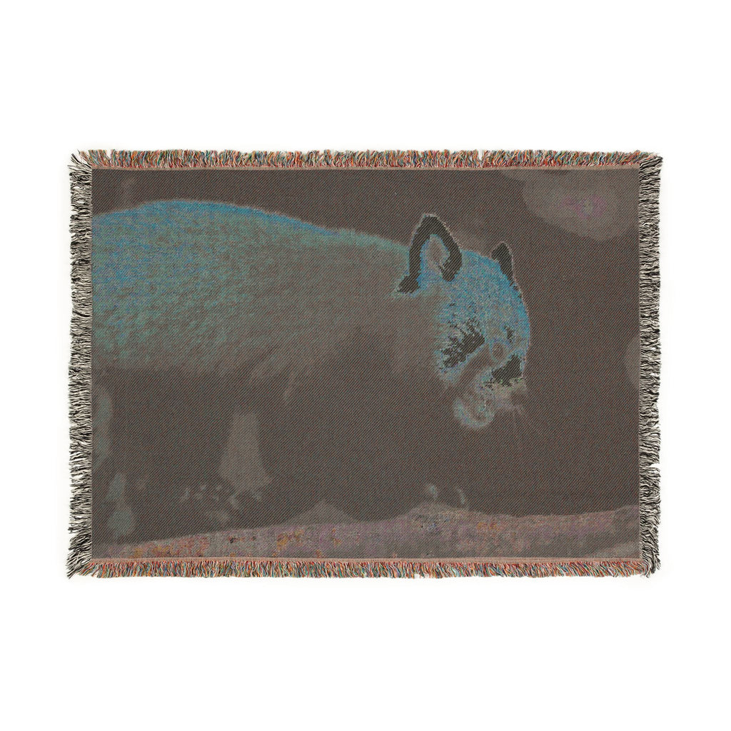 Saffron the Red Panda Woven Blanket