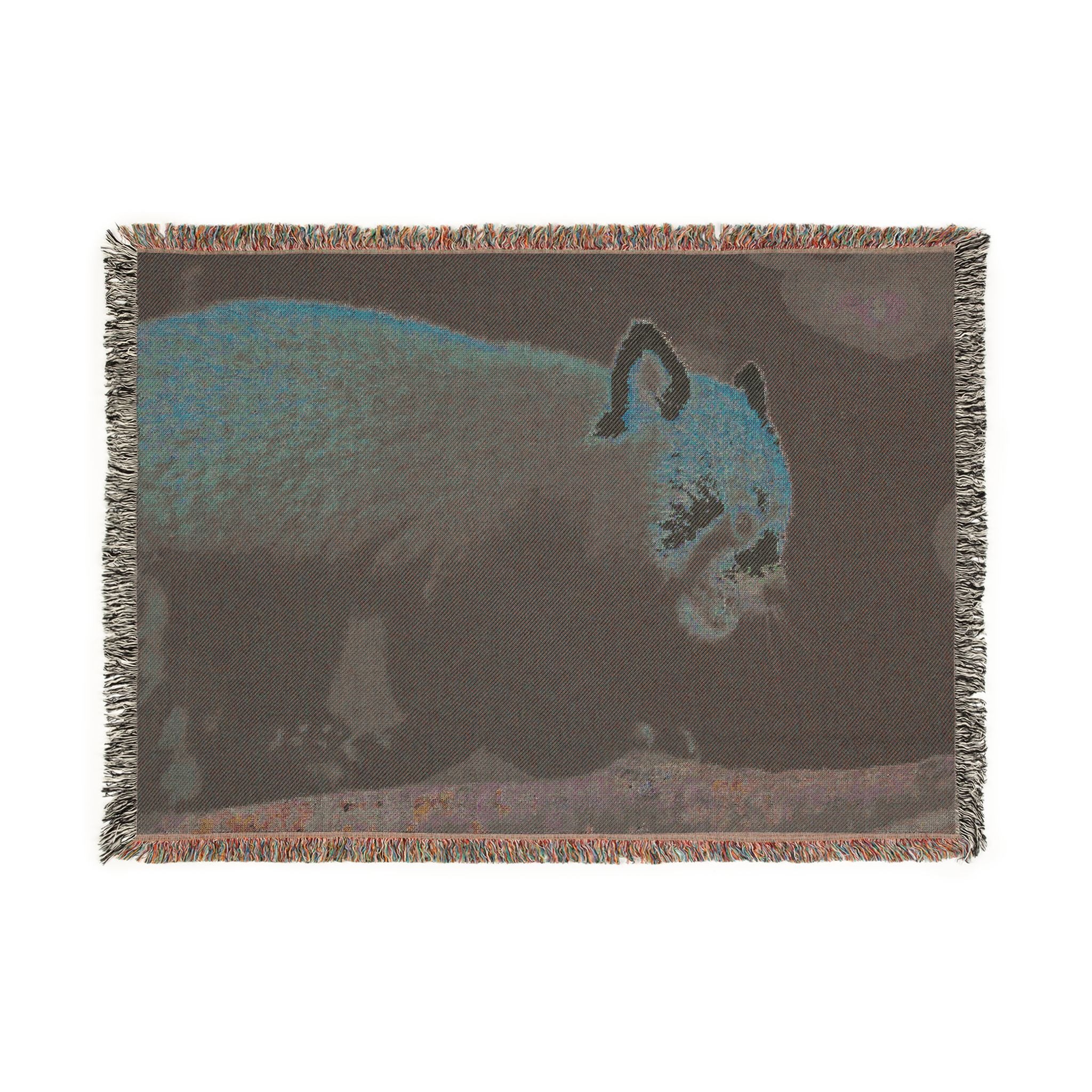 Saffron the Red Panda Woven Blanket