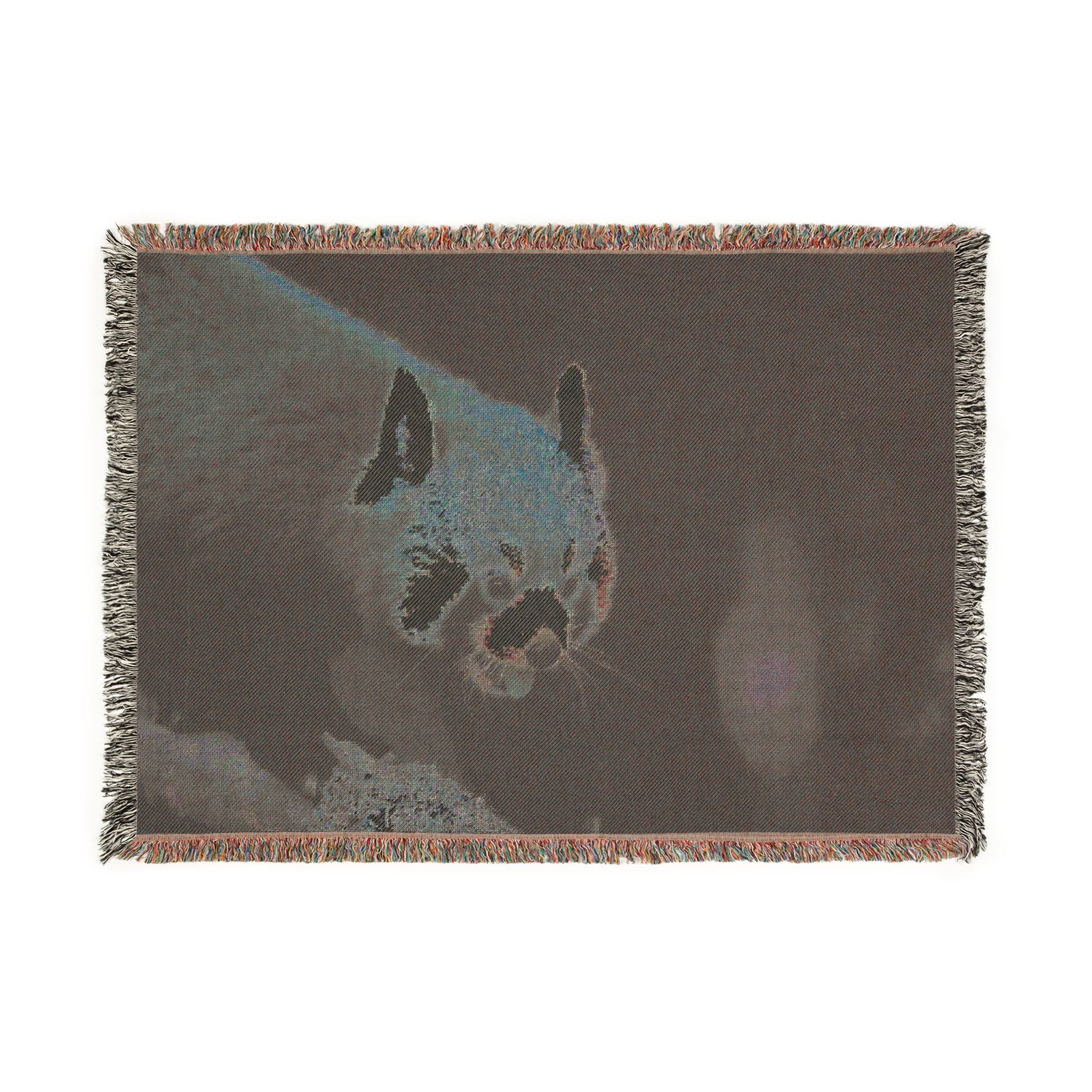 Saffron the Red Panda Woven Blanket