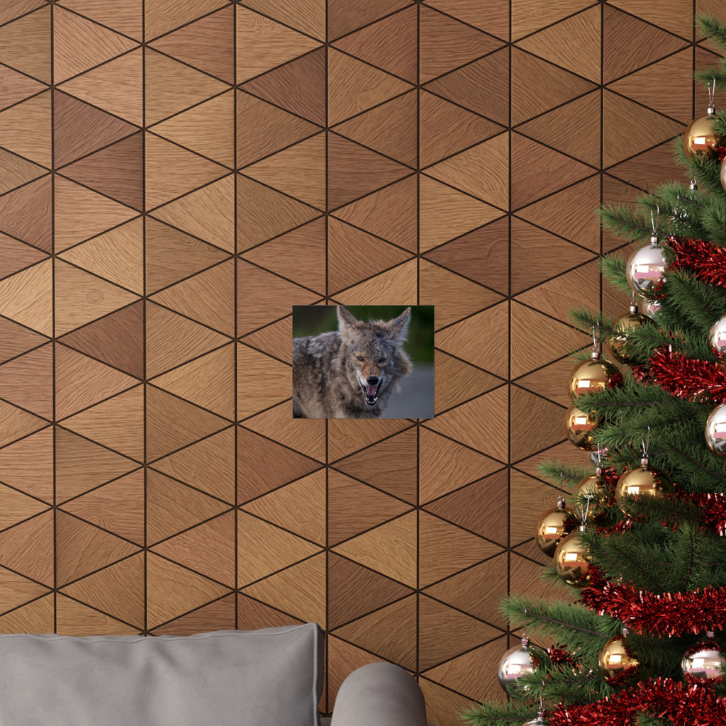Matte Horizontal Coyote Poster