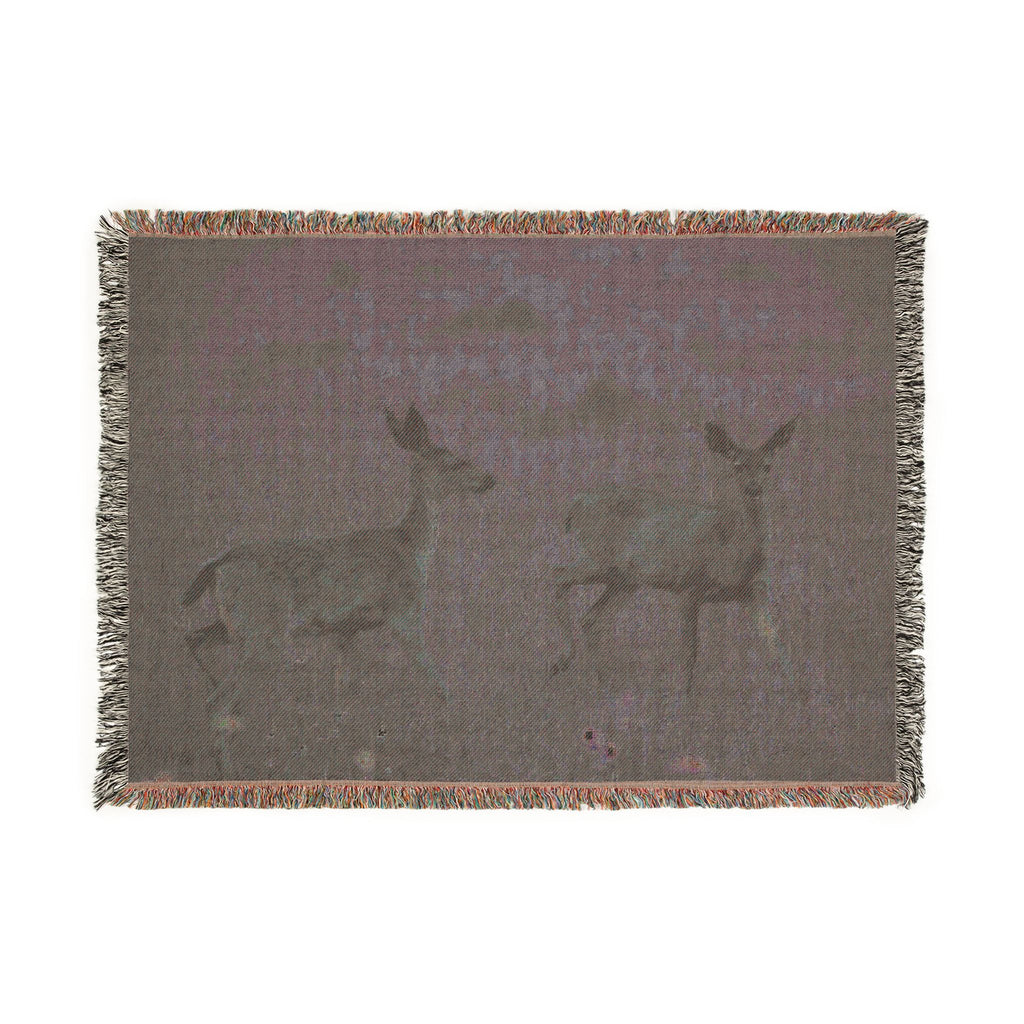 Deer Meadow Woven Blanket