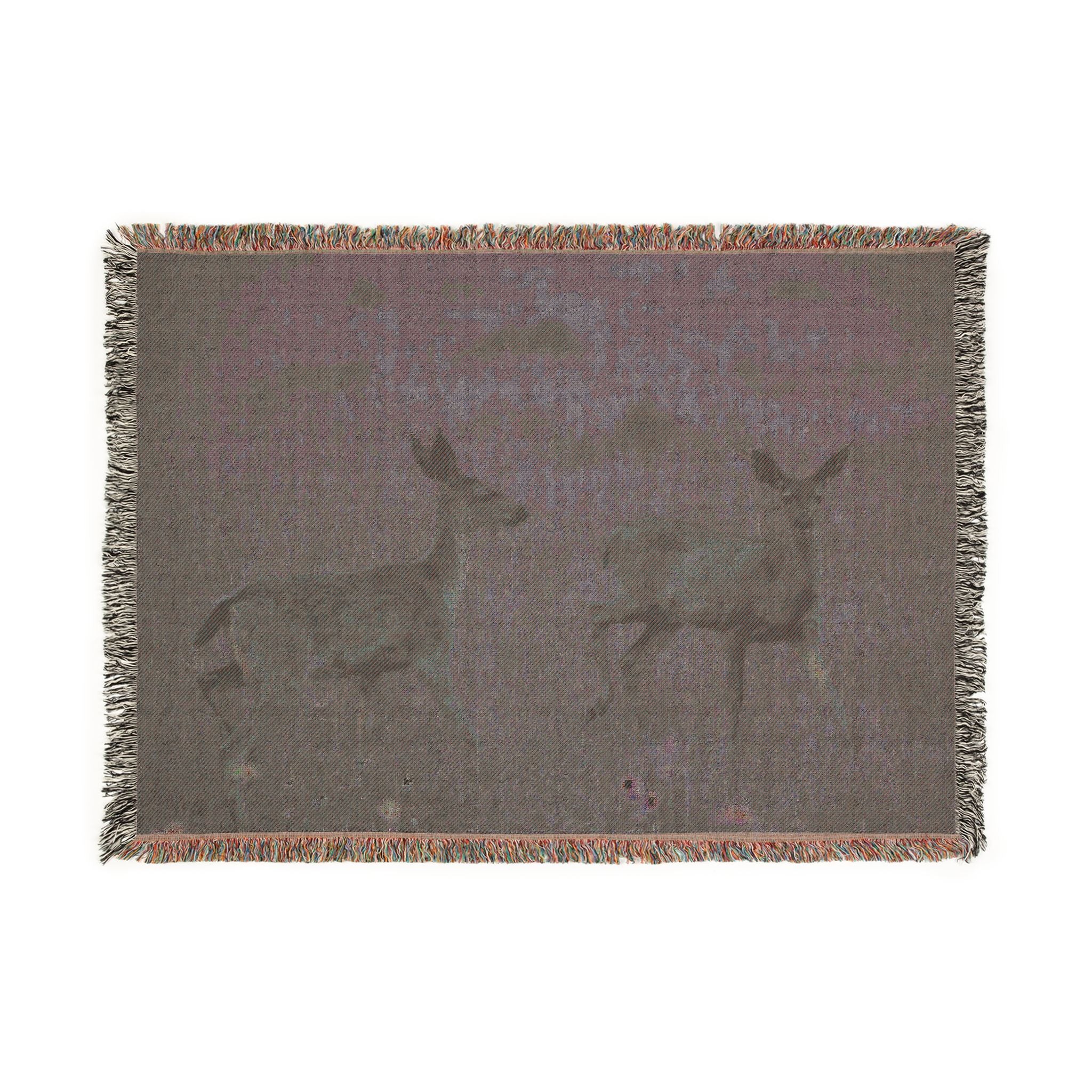 Deer Meadow Woven Blanket