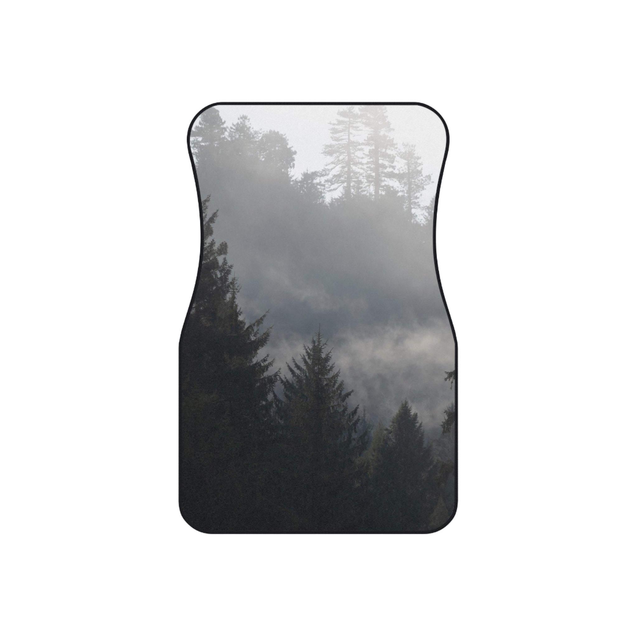 Car Mats — Misty Forest Scenic Auto Floor Mat Set (Set of 4)