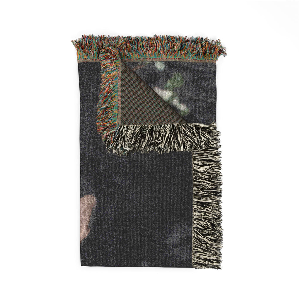Elk at Night Woven Blanket