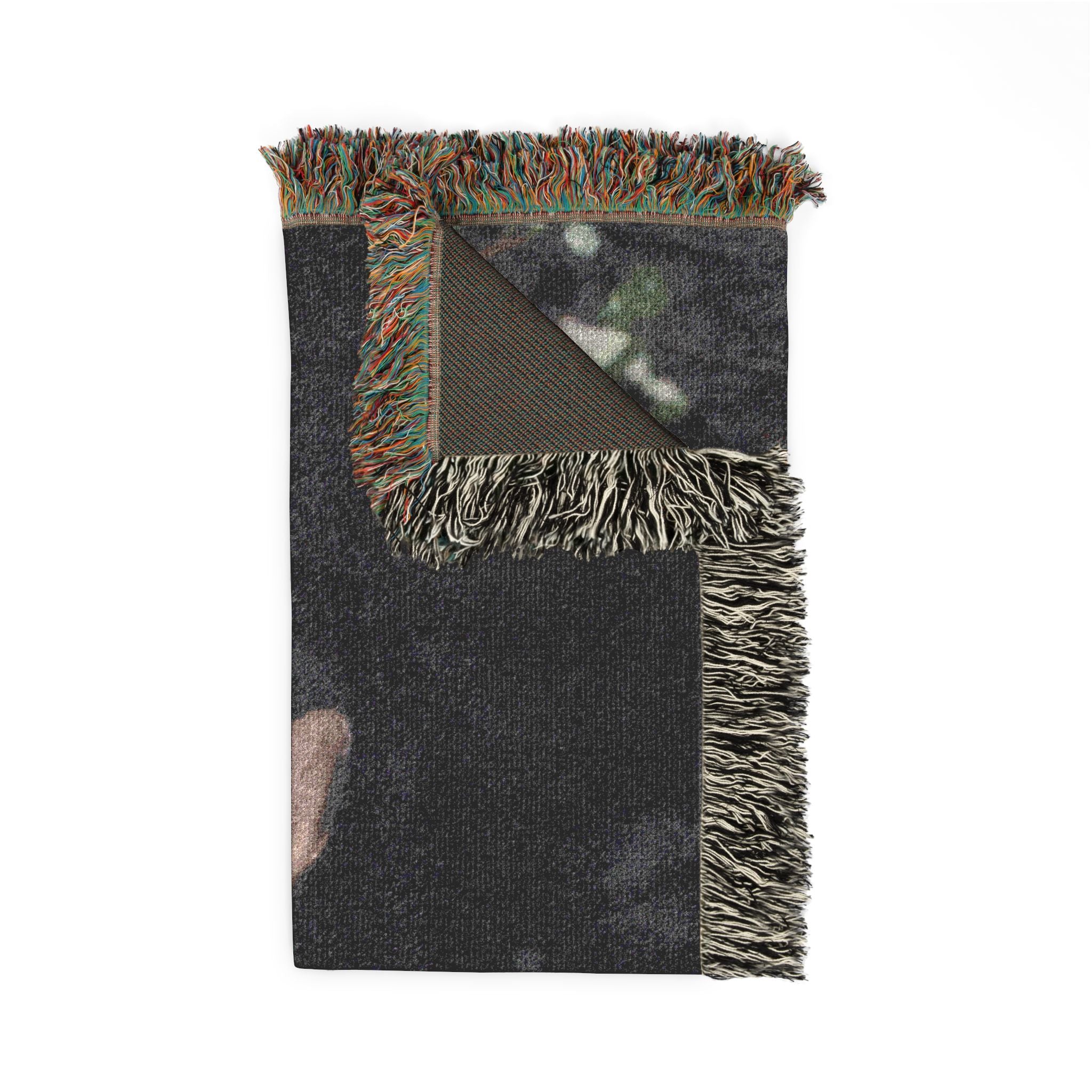 Elk at Night Woven Blanket