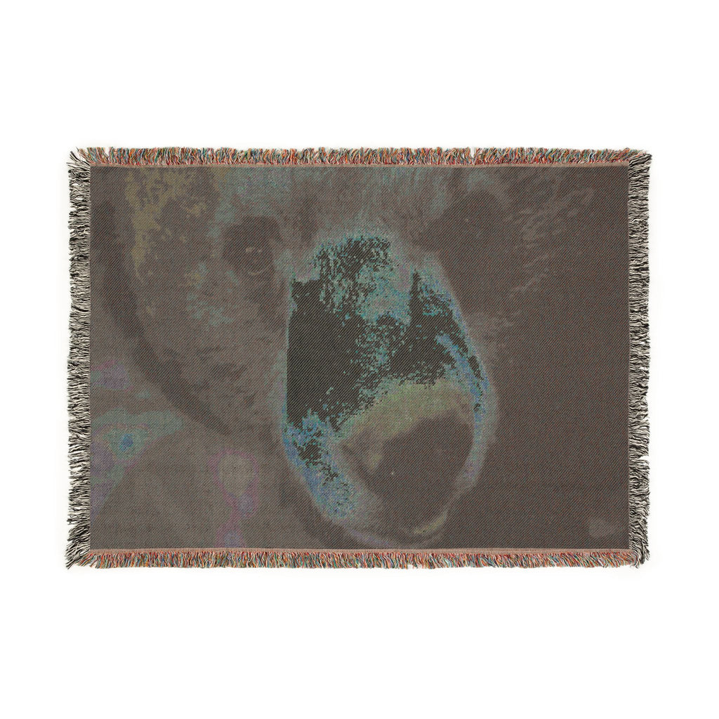 Bear Portrait Woven Blanket