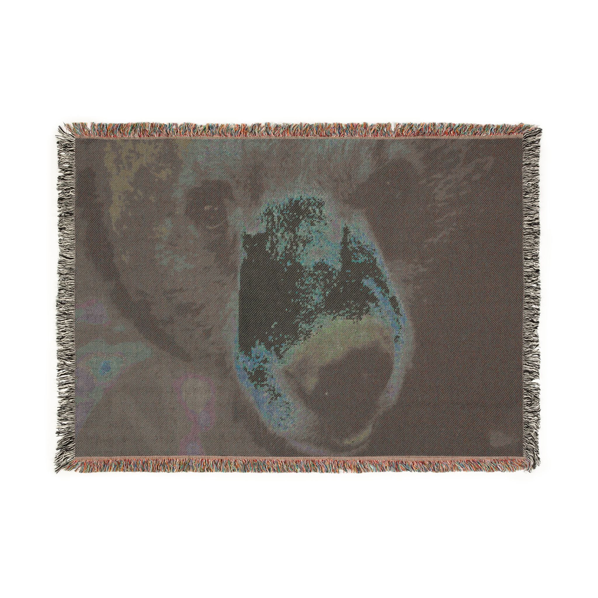 Bear Portrait Woven Blanket