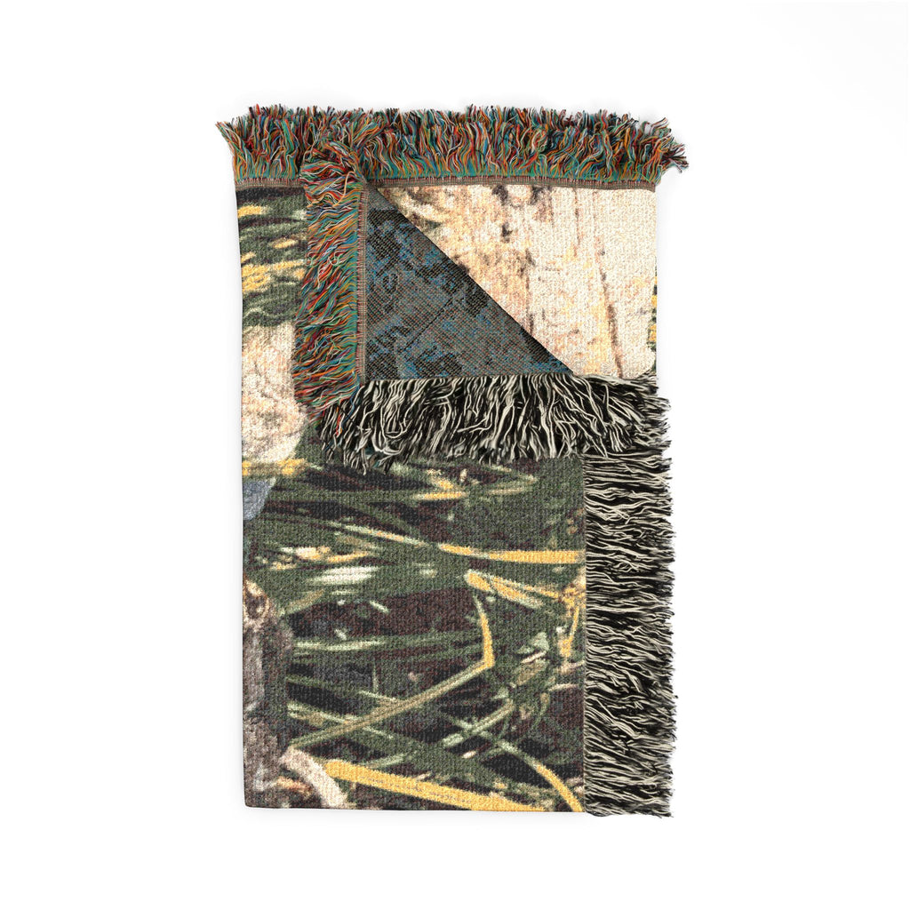 Florida Springs Alligator Woven Throw Blanket