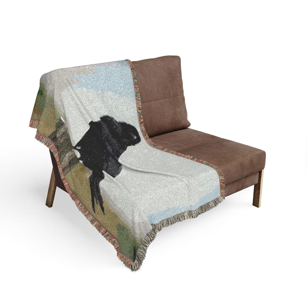 Raven Throw Blanket