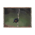 Red-Winged Blackbird Woven Blanket