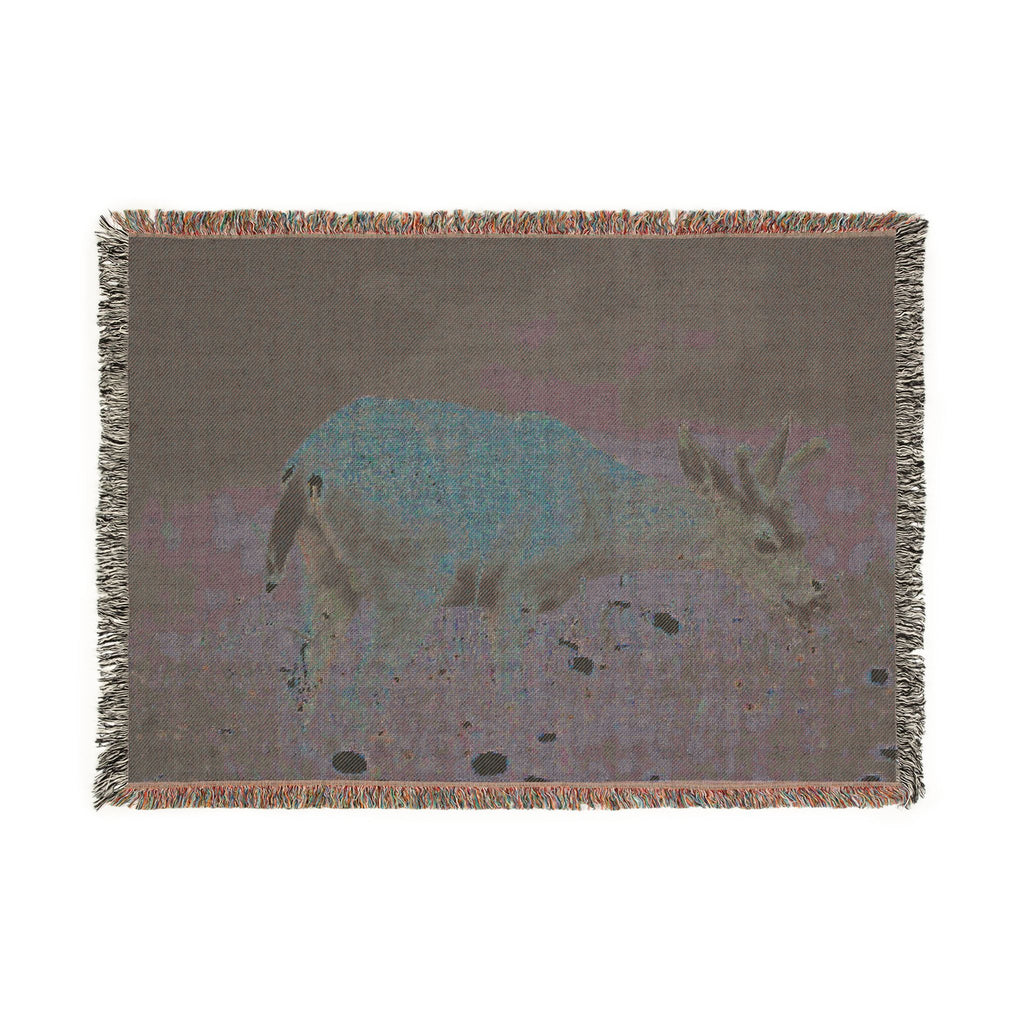 Young Buck Woven Blanket