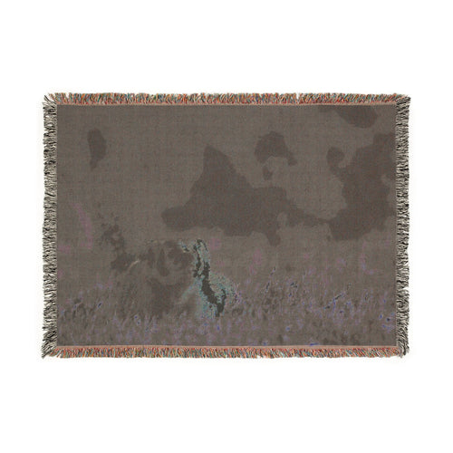 Badger Meadow Woven Blanket — Decorative Animal Throw for Living Room & Garden
