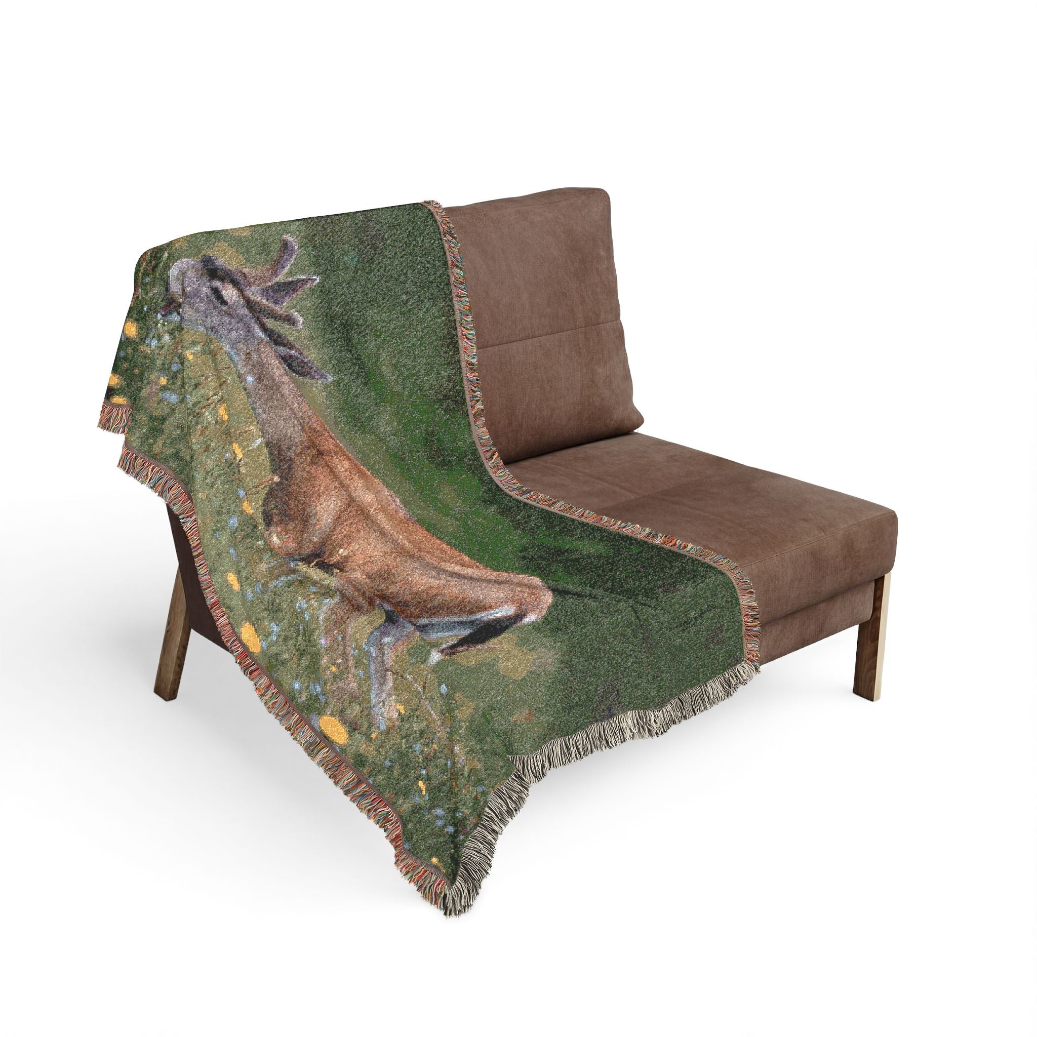 Young Buck Woven Blanket