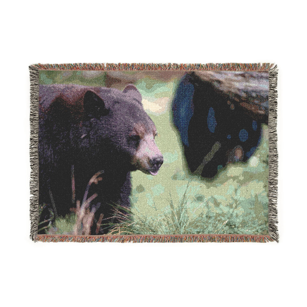 Bear Woven Blanket