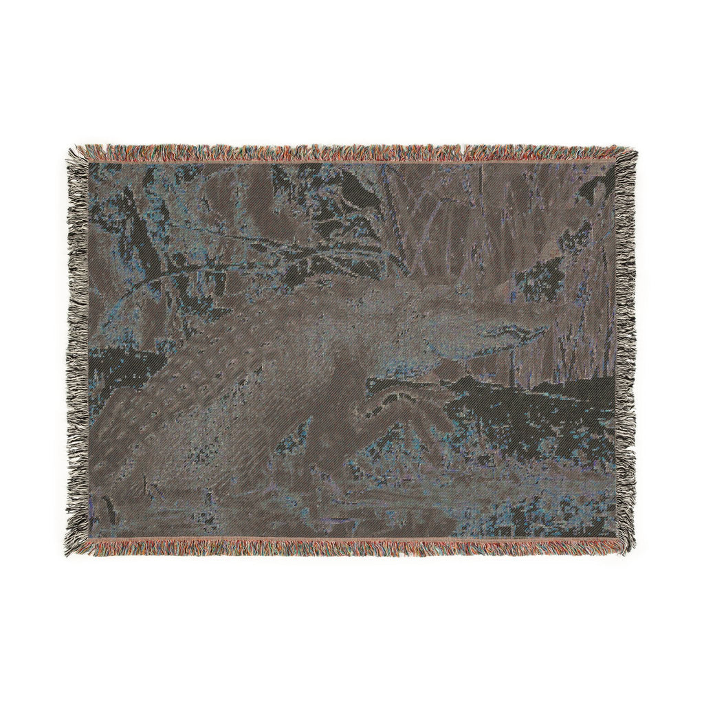 Florida Springs Alligator Woven Throw Blanket