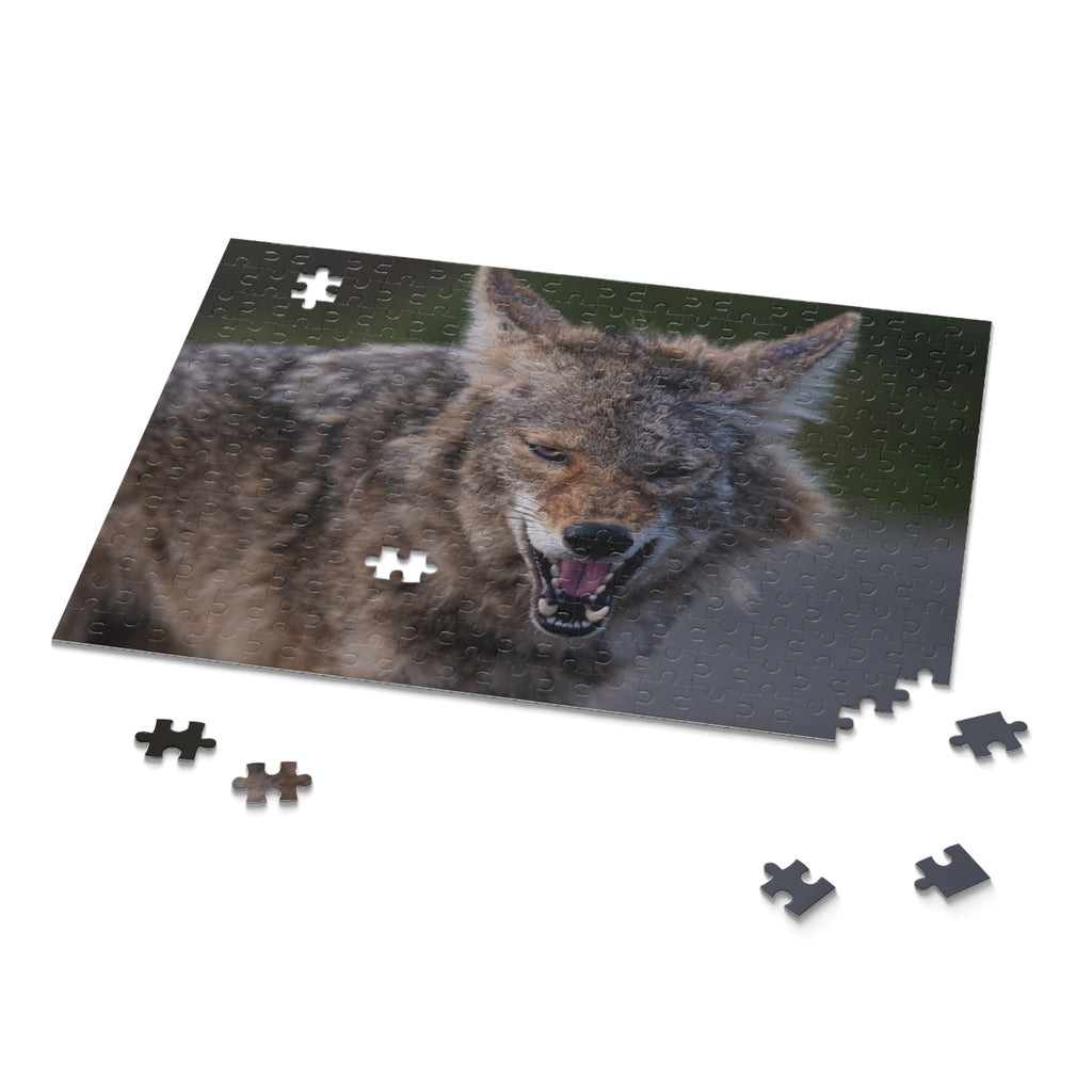 Coyote Jigsaw Puzzle — 120/252/500-Piece Wildlife Puzzle
