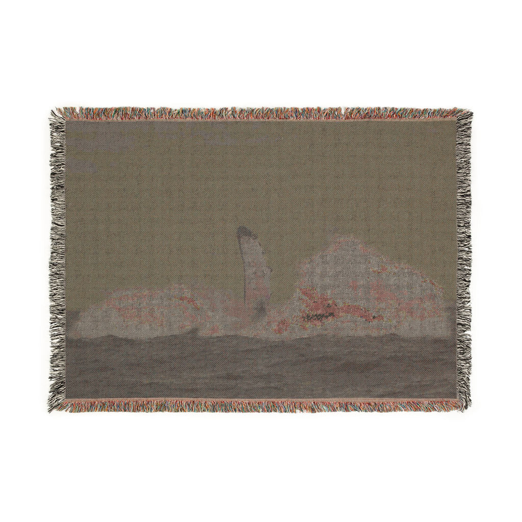 Whale Wave Woven Blanket