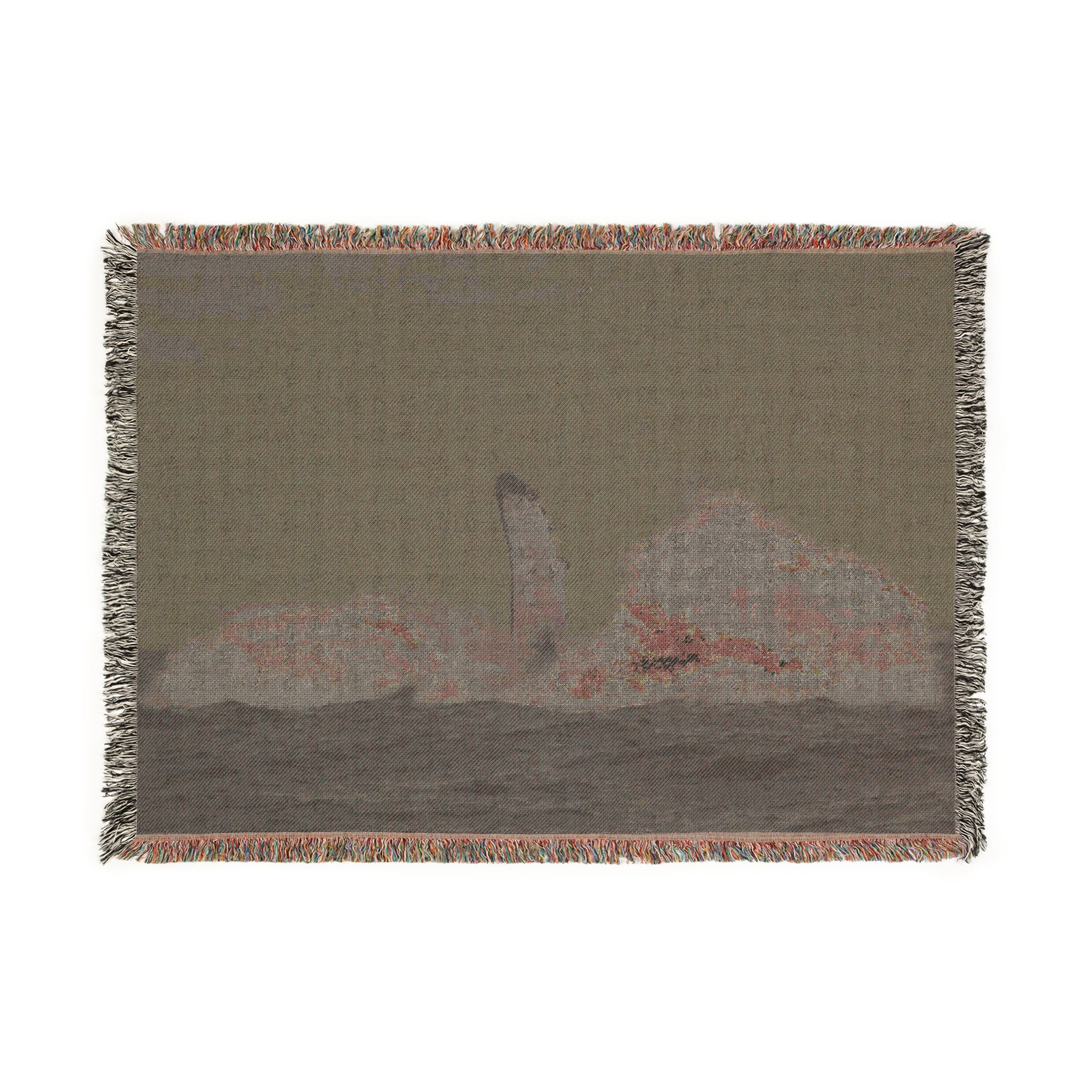 Whale Wave Woven Blanket