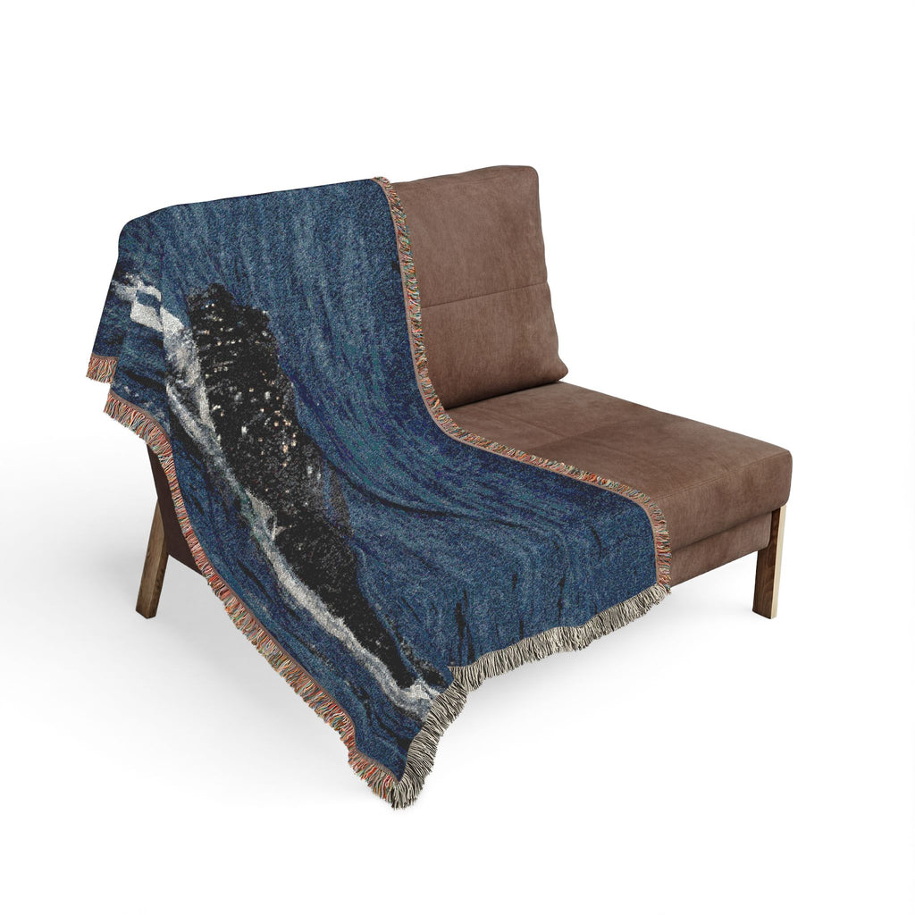 Humpback Whale Woven Blanket