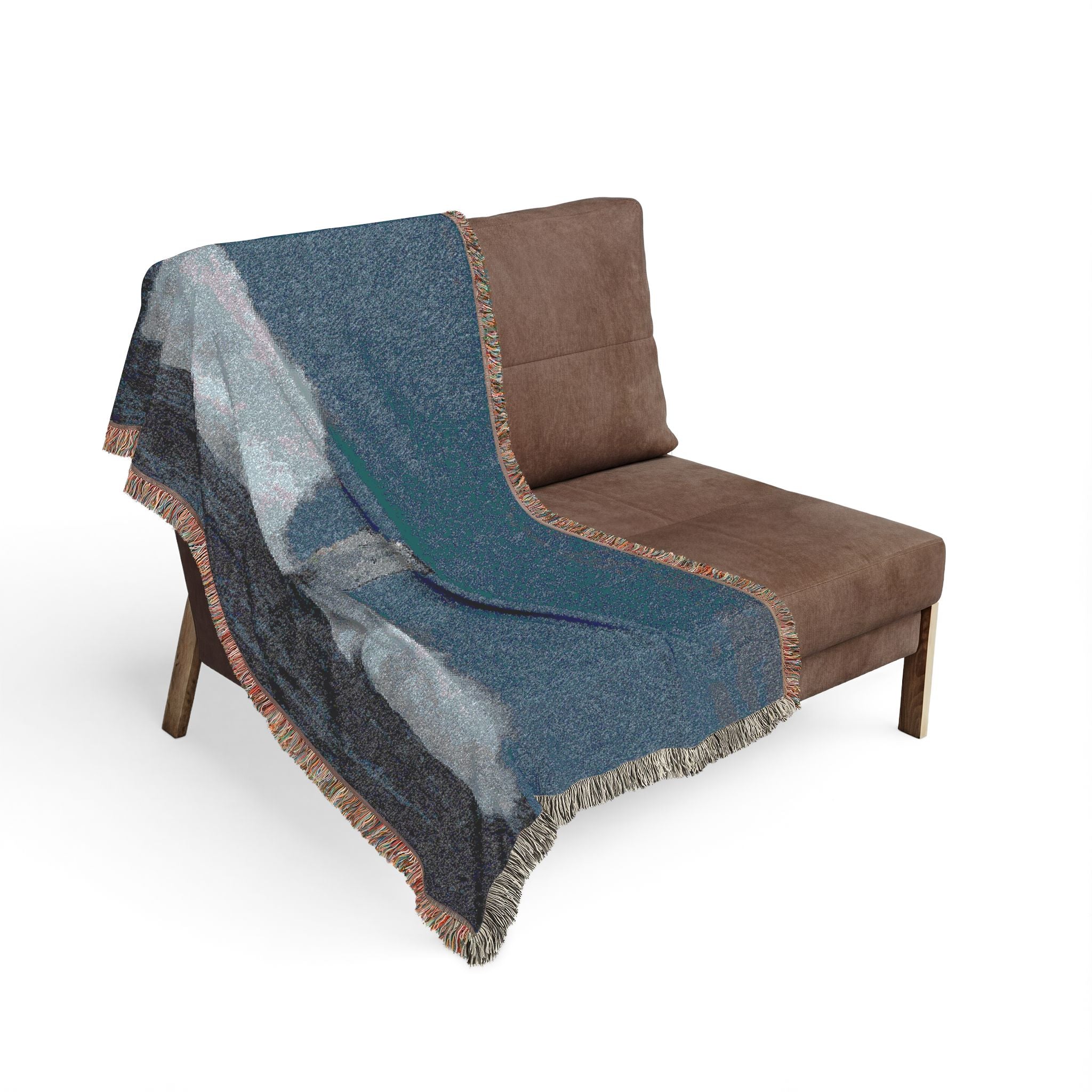 Whale Wave Woven Blanket