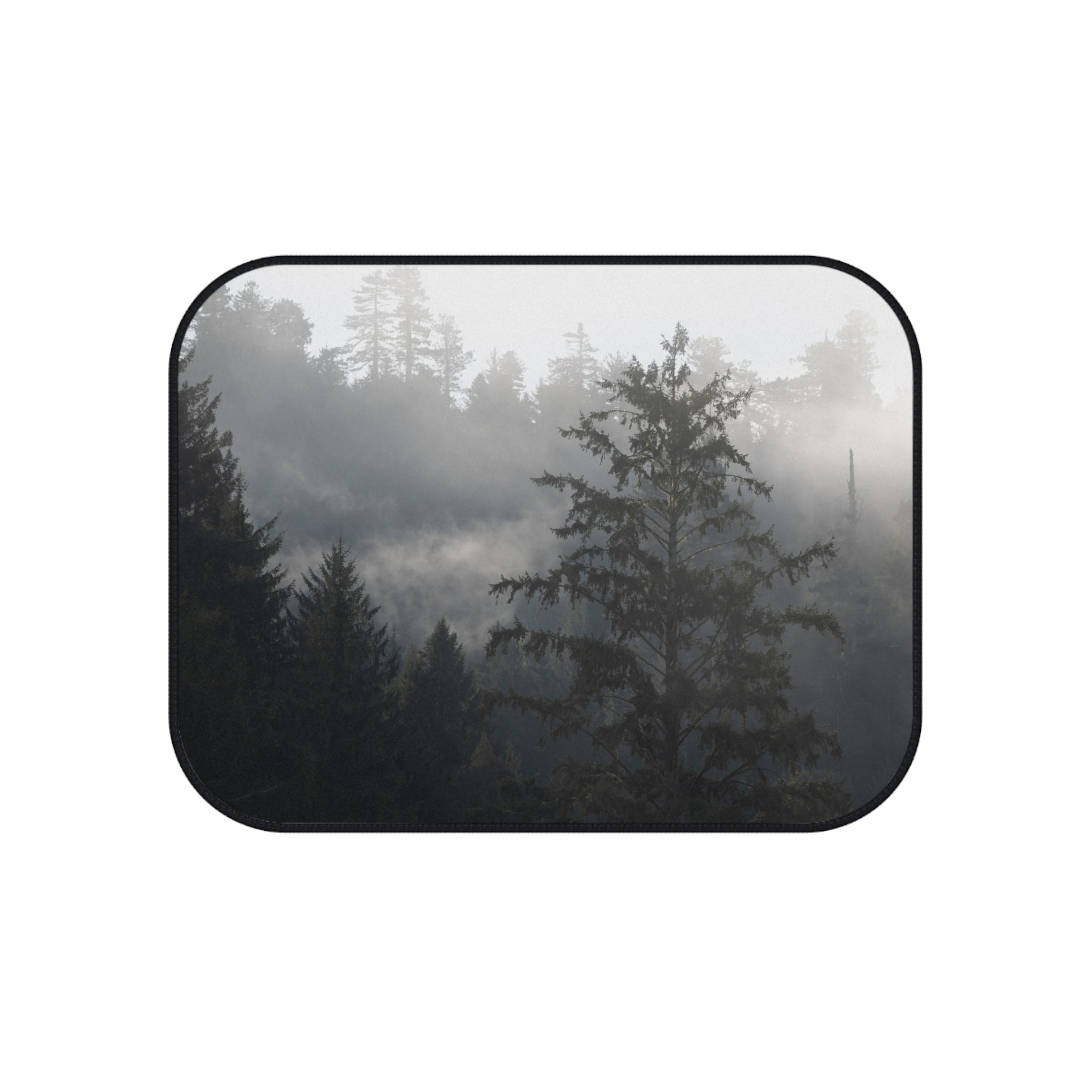 Car Mats — Misty Forest Scenic Auto Floor Mat Set (Set of 4)