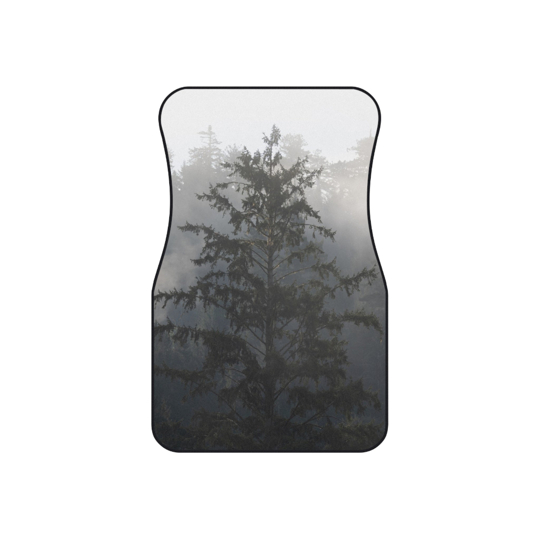 Car Mats — Misty Forest Scenic Auto Floor Mat Set (Set of 4)
